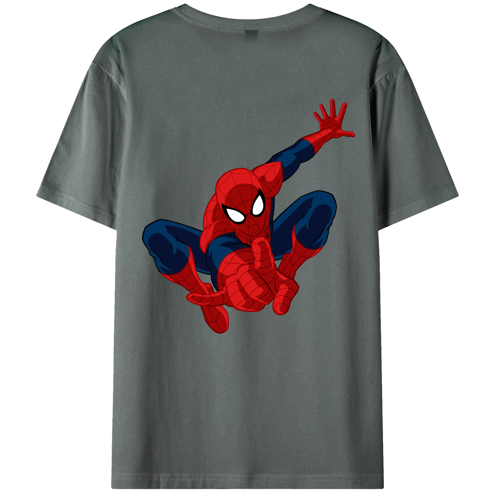 （画像用） アベンジャーズ The Avengers 綿100％ メンズ半袖Tシャツ（バックプリント） 通気性